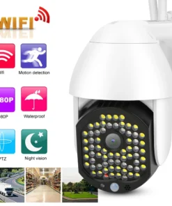 ΑΔΙΑΒΡΟΧΗ ΠΕΡΙΣΤΡΕΦΟΜΕΝΗ ΚΑΜΕΡΑ WIFI FULL HD 1080p 68 LED 320°