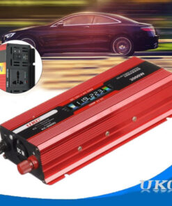 INVERTER-ΜΕΤΑΤΡΟΠΕΑΣ ΡΕΥΜΑΤΟΣ ΑΥΤΟΚΙΝΗΤΟΥ 12v-24v-220V, 2000W (ΜΕ ΟΘΟΝΗ)