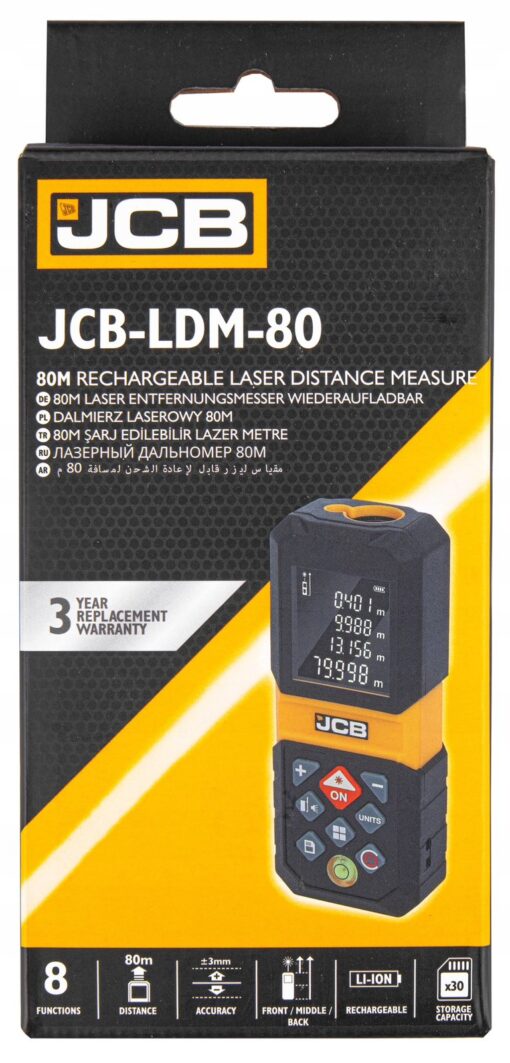 ΜΕΤΡΗΤΗΣ ΑΠΟΣΤΑΣΕΩΝ LAZER 80M – JCB