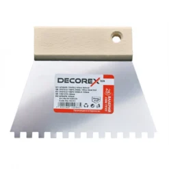 ΤΡΑΠΕΖΟΕΙΔΗΣ ΣΠΑΤΟΥΛΑ ΜΕ ΔΟΝΤΙΑ 6Χ6 mm – DECOREX