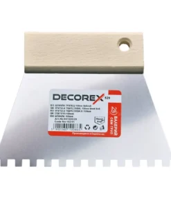 ΤΡΑΠΕΖΟΕΙΔΗΣ ΣΠΑΤΟΥΛΑ ΜΕ ΔΟΝΤΙΑ 6Χ6 mm – DECOREX