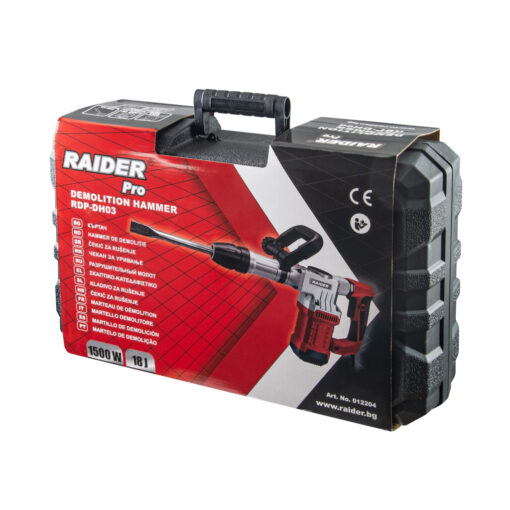 RAIDER ΣΚΑΠΤΙΚΟ-ΚΑΤΕΔΑΦΙΣΤΙΚΟ SDS MAX 1500W RDP-DH03 012204