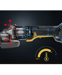 CAT SOLO ΓΩΝΙΑΚΟΣ ΤΡΟΧΟΣ 125mm BRUSHLESS 18V DX314B