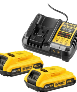 ΣΕΤ 2 ΤΕΜ. ΜΠΑΤΑΡΙΕΣ LI-ION 18v/2A.h – DeWALT DCB1104D2-QW