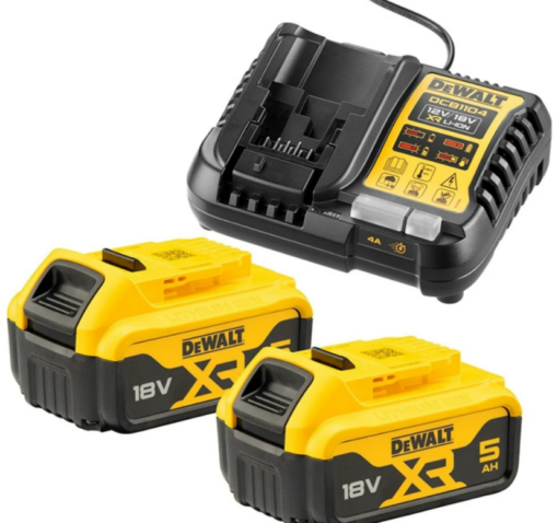 ΣΕΤ 2 ΤΕΜ. ΜΠΑΤΑΡΙΕΣ LI-ION 18v/5A.h – DeWALT DCB1104P2-QW