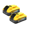 ΣΕΤ 2 ΤΕΜ. ΜΠΑΤΑΡΙΕΣ LI-ION 18v/5A.h – DeWALT DCBP518H2-XJ