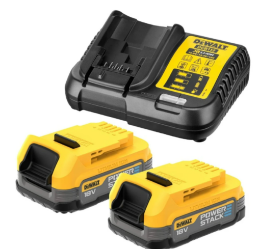 ΣΕΤ 2 ΤΕΜ. ΜΠΑΤΑΡΙΕΣ LI-ION 18v/2A.h – DeWALT DCB1102E2-QW