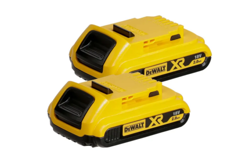 ΣΕΤ 2 ΤΕΜ. ΜΠΑΤΑΡΙΕΣ LI-ION 18v/2A.h – DeWALT DCB183D2-XJ