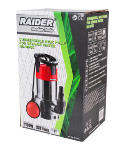 RAIDER ΑΝΤΛΙΑ ΥΠΟΒΡΥΧΙΑ ΑΚΑΘΑΡΤΩΝ INOX RD-WP65 1100W 1