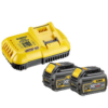 ΣΕΤ 2 ΤΕΜ. ΜΠΑΤΑΡΙΕΣ FLEXVOLT LI-ION 18v/6A.h – DeWALT DCB118T2-QW