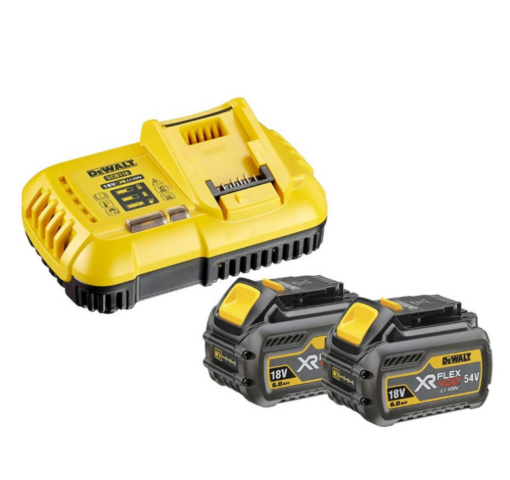 ΣΕΤ 2 ΤΕΜ. ΜΠΑΤΑΡΙΕΣ FLEXVOLT LI-ION 18v/6A.h – DeWALT DCB118T2-QW