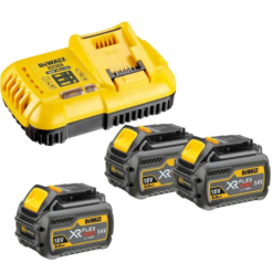 ΣΕΤ 3 ΤΕΜ. ΜΠΑΤΑΡΙΕΣ FLEXVOLT LI-ION 18v/6A.h – DeWALT DCB118T3-QW