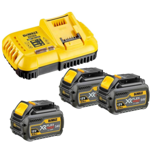 ΣΕΤ 3 ΤΕΜ. ΜΠΑΤΑΡΙΕΣ FLEXVOLT LI-ION 18v/6A.h – DeWALT DCB118T3-QW