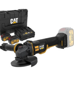 CAT COMBO-13 ΓΩΝΙΑΚΟΣ ΤΡΟΧΟΣ ΜΠΑΤΑΡΙΑΣ 125mm DX314B + ΔΩΡΟ ΚΑΣΕΤΙΝΑ + -60% 2 ΜΠΑΤΑΡΙΕΣ 4.0Ah ΜΕ ΔΙΠΛΟ ΦΟΡΤΙΣΤΗ DXK900