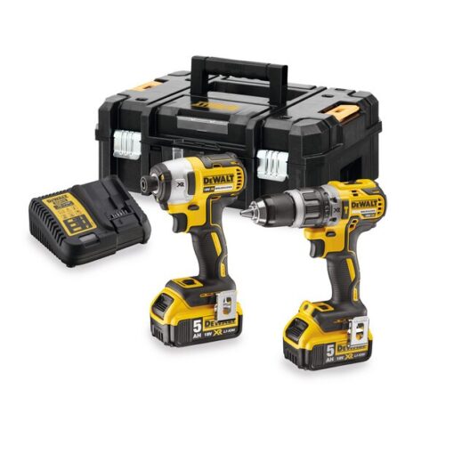 DEWALT DCK266P2T – ΣΕΤ ΚΡΟΥΣΤΙΚΟ ΔΡΑΠΑΝΟΚΑΤΣΑΒΙΔΟ + ΠΑΛΜΙΚΟ ΚΑΤΣΑΒΙΔΙ 18V ΜΕ 2 ΜΠΑΤΑΡΙΕΣ 5Ah ΚΑΙ ΘΗΚΗ