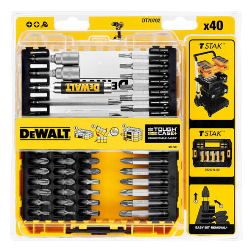 DEWALT DT70702 ΣΕΤ ΜΥΤΕΣ ΜΕ ΠΡΟΕΚΤΑΣΗ ΣΕ ΘΗΚΗ TSTAK 40 ΤΕΜΑΧΙΩΝ - Image 2