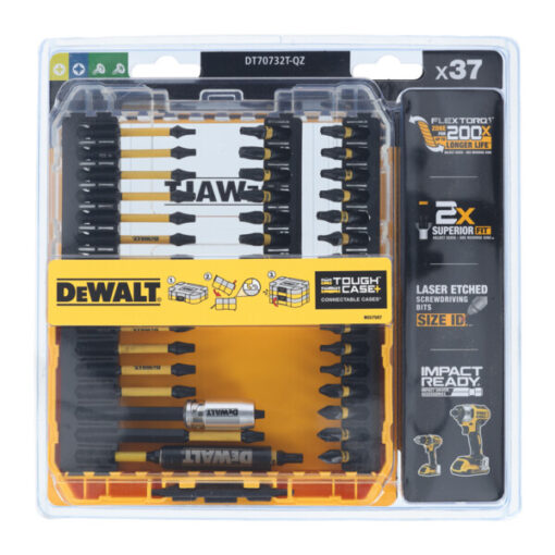 DT70732T ΚΑΣΕΤΙΝΑ 37PC FLEXTORQ SCREW DRIVING SET TX DEWALT - Image 3