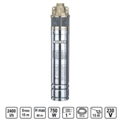 ΥΠΟΒΡΥΧΙΑ ΑΝΤΛΙΑ ΚΑΘΑΡΟΥ ΝΕΡΟΥ 750 W, 2400 l/h – Raider RD-WP41