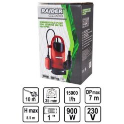 ΥΠΟΒΡΥΧΙΑ ΑΚΑΘΑΡΤΩΝ 900 W, 15000 l/h – Raider RD-WP68