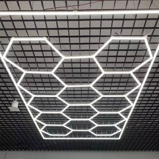 LED KIT HEXAGON ΕΠΑΓΓΕΛΜΑΤΙΚΟ ΦΩΤΙΣΤΙΚΟ ΟΡΟΦΗΣ 14 ΚΥΨΕΛΕΣ 720W,10000 Lumens - Image 5