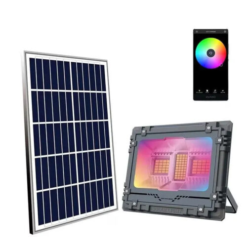 ΠΟΛΥΧΡΩΜΟΣ LED ΠΡΟΒΟΛΕΑΣ RGB ΜΕ ΞΕΧΩΡΙΣΤΟ ΠΑΝΕΛ ΚΑΙ ΤΗΛΕΧΕΙΡΙΣΤΗΡΙΟ - 800w - Image 4