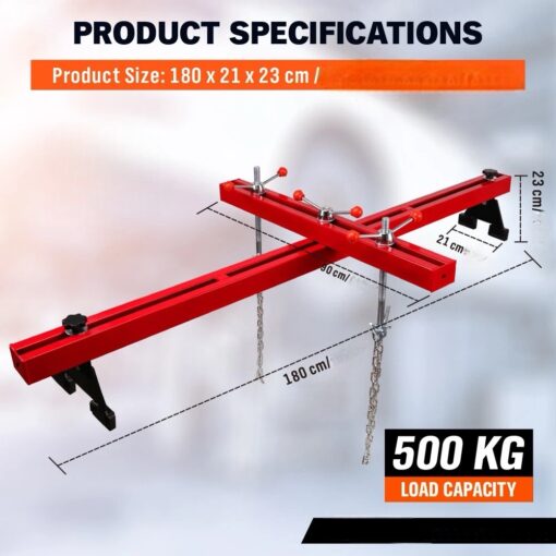 ΔΟΚΟΣ ΑΝΥΨΩΣΗΣ ΚΙΝΗΤΗΡΩΝ 500 KG, 180cm - HAWEK - Image 3