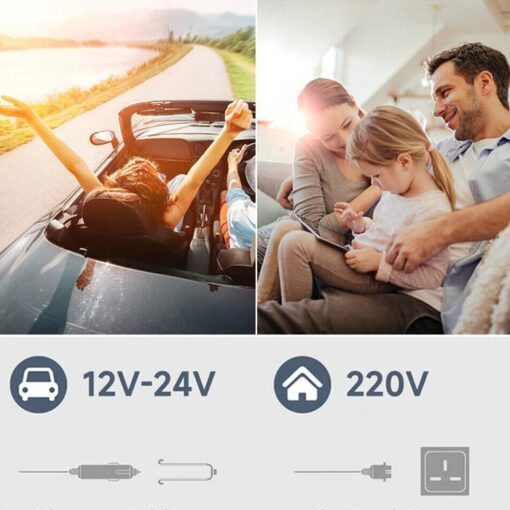 ΦΟΡΗΤΟ ΨΥΓΕΙΟ PA593, ΧΩΡΗΤΙΚΟΤΗΤΑΣ 19 ΛΙΤΡΩΝ, ΜΕ ΤΡΟΦΟΔΟΣΙΑ 12V / 24V / 220V - Image 4