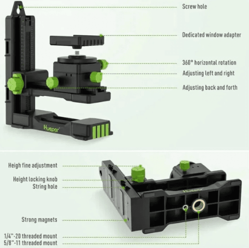 ΒΑΣΗ ΣΤΗΡΙΞΗΣ ΓΙΑ ΑΛΦΑΔΙ LASER - Huepar PV11+ - Image 3
