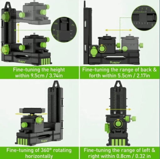 ΒΑΣΗ ΣΤΗΡΙΞΗΣ ΓΙΑ ΑΛΦΑΔΙ LASER - Huepar PV11+ - Image 4