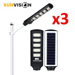 3 ΤΕΜΑΧΙΑ ΙΣΧΥΡΟΣ ΗΛΙΑΚΟΣ ΠΡΟΒΟΛΕΑΣ LED 2200W – SUNVISION
