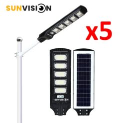 5 ΤΕΜΑΧΙΑ ΙΣΧΥΡΟΣ ΗΛΙΑΚΟΣ ΠΡΟΒΟΛΕΑΣ LED 2200W – SUNVISION