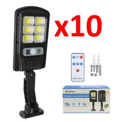 10 ΤΕΜΑΧΙΑ LED ΗΛΙΑΚΗ ΛΑΜΠΑ ΜΕ 48 COB - 1200w