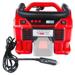 RAIDER R20 Solo Τρόμπα αυτοκινήτου 160PSI επαναφορτιζόμενη 20V RDP-JAC20 089411