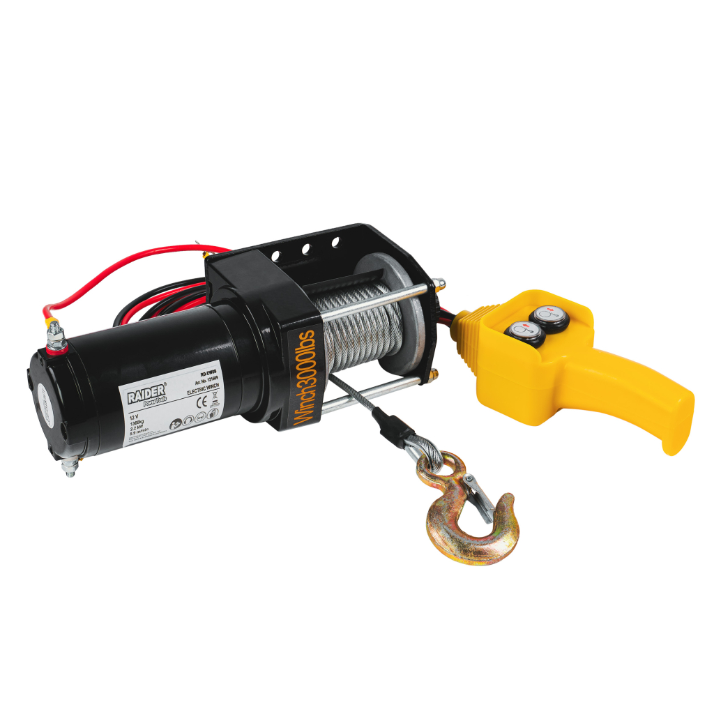 RAIDER Ηλεκτρικός εργάτης αυτοκινήτου 12V με δυνατότητα έλξης 1360kg RD-EW09 121609 RAIDER Ηλεκτρικός εργάτης αυτοκινήτου 12V με δυνατότητα έλξης 1360kg RD-EW09 121609