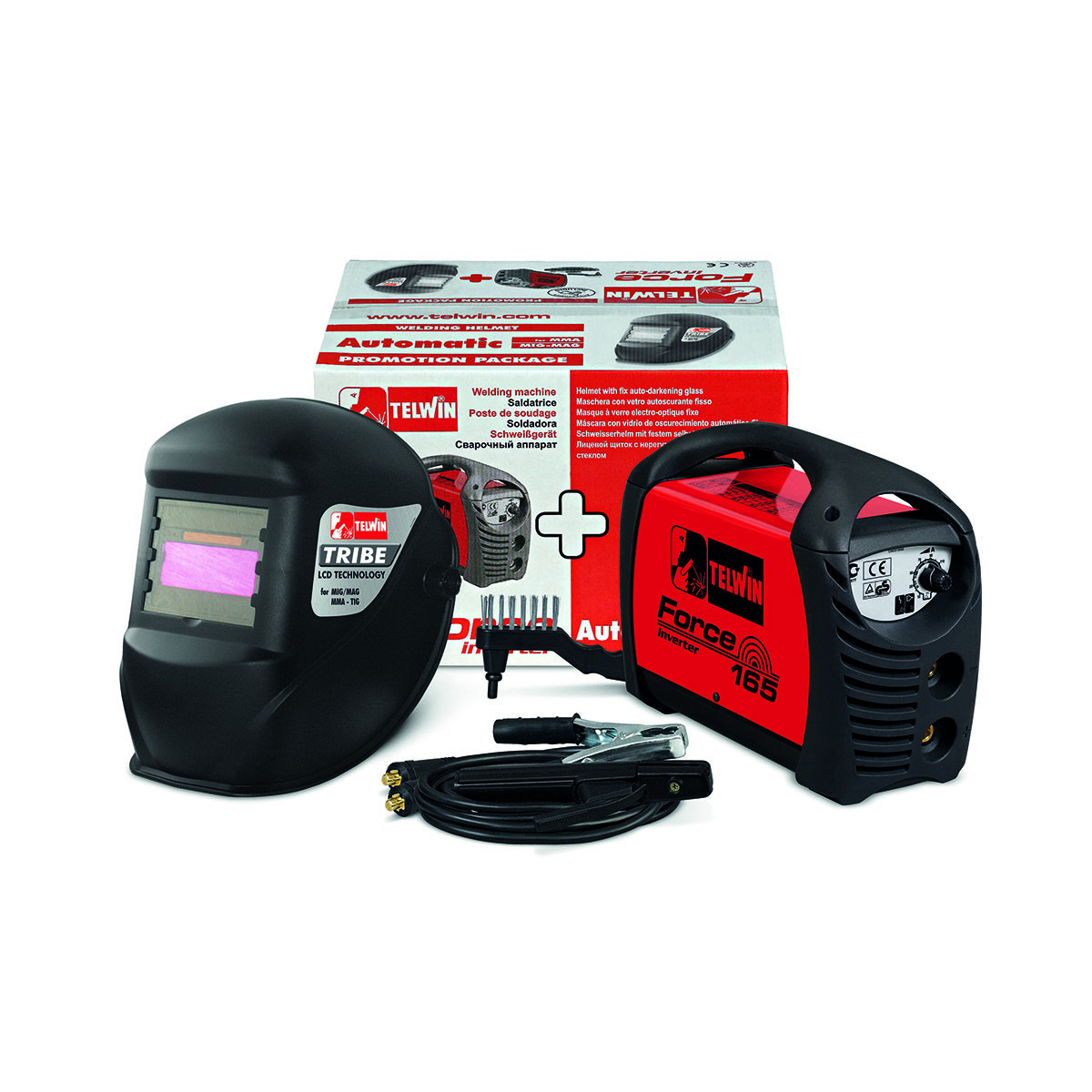 ΗΛΕΚΤΡΟΚΟΛΛΗΣΗ FORCE 165 230V ACX + ΜΑΣΚΑ ΣΥΓΚΟΛΛΗΣΗΣ TELWIN ΗΛΕΚΤΡΟΚΟΛΛΗΣΗ FORCE 165 230V ACX + ΜΑΣΚΑ ΣΥΓΚΟΛΛΗΣΗΣ TELWIN