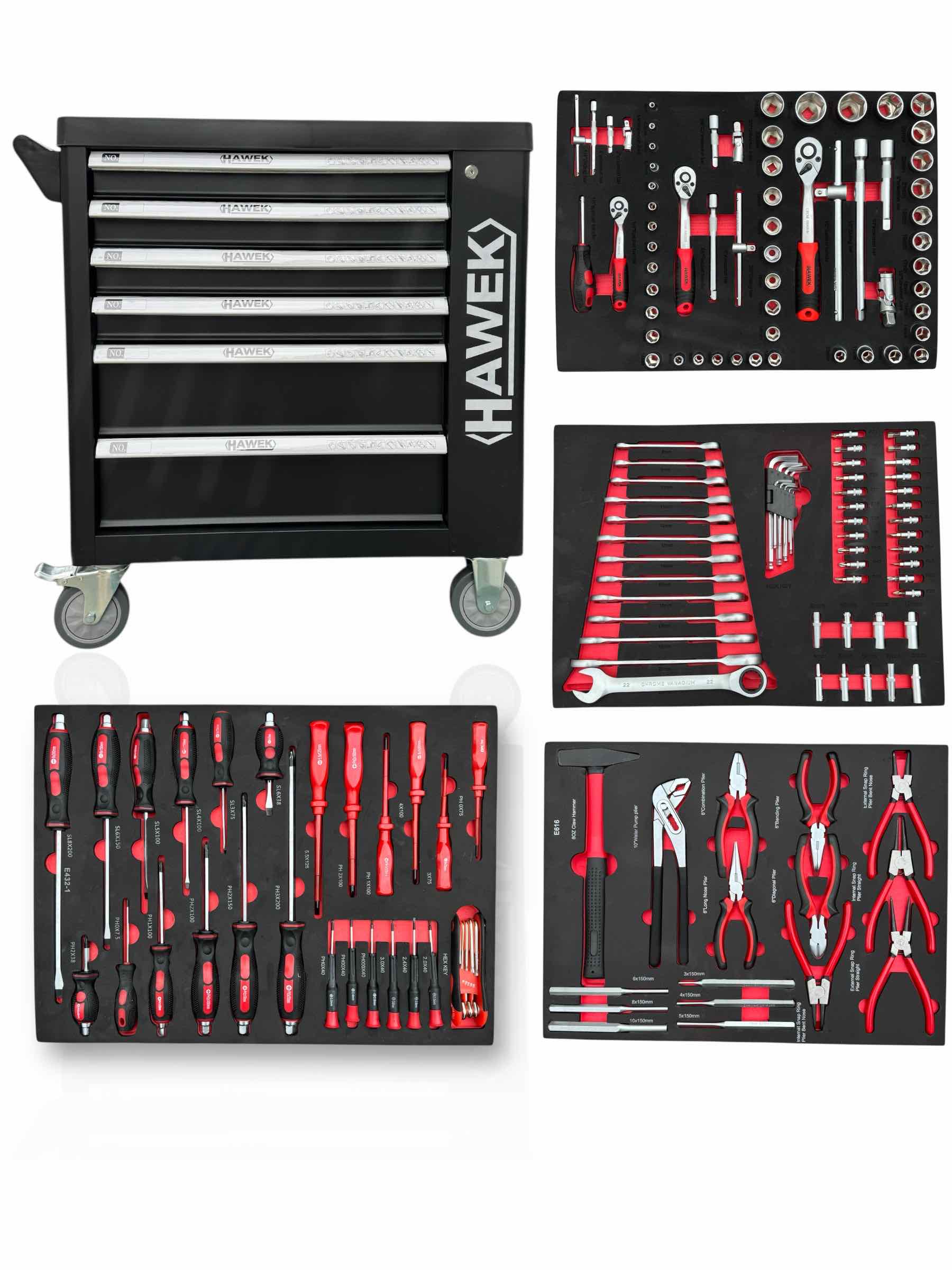 ΠΛΗΡΕΣ ΣΕΤ ΕΡΓΑΛΕΙΟΘΗΚΗ ΜΕ 6 ΣΥΡΤΑΡΙΑ HAWEK HW-2055 ΠΛΗΡΕΣ ΣΕΤ ΕΡΓΑΛΕΙΟΘΗΚΗ ΜΕ 6 ΣΥΡΤΑΡΙΑ HAWEK HW-2055