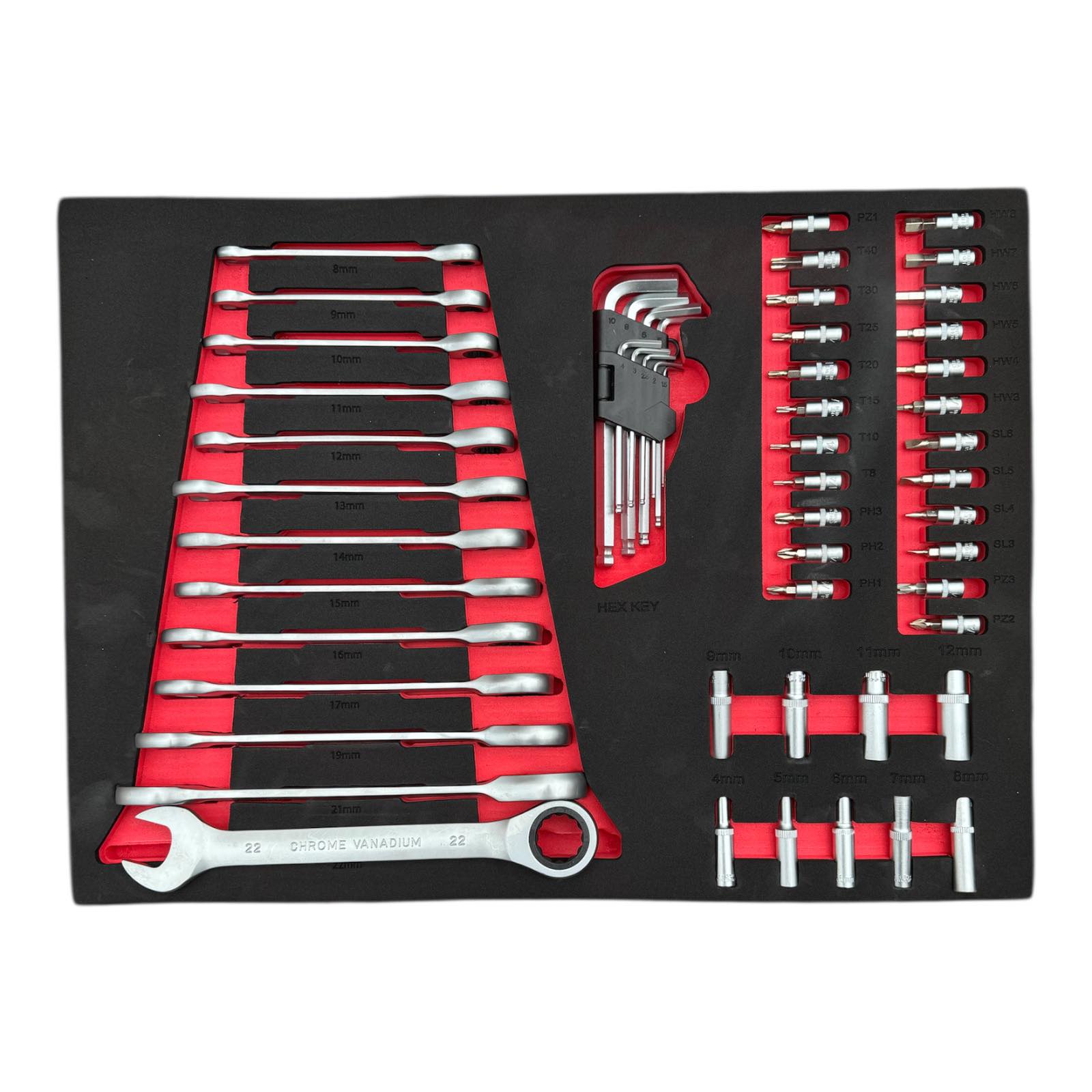 ΠΛΗΡΕΣ ΣΕΤ ΕΡΓΑΛΕΙΟΘΗΚΗ ΜΕ 6 ΣΥΡΤΑΡΙΑ HAWEK HW-2055 ΠΛΗΡΕΣ ΣΕΤ ΕΡΓΑΛΕΙΟΘΗΚΗ ΜΕ 6 ΣΥΡΤΑΡΙΑ HAWEK HW-2055 - Image 6