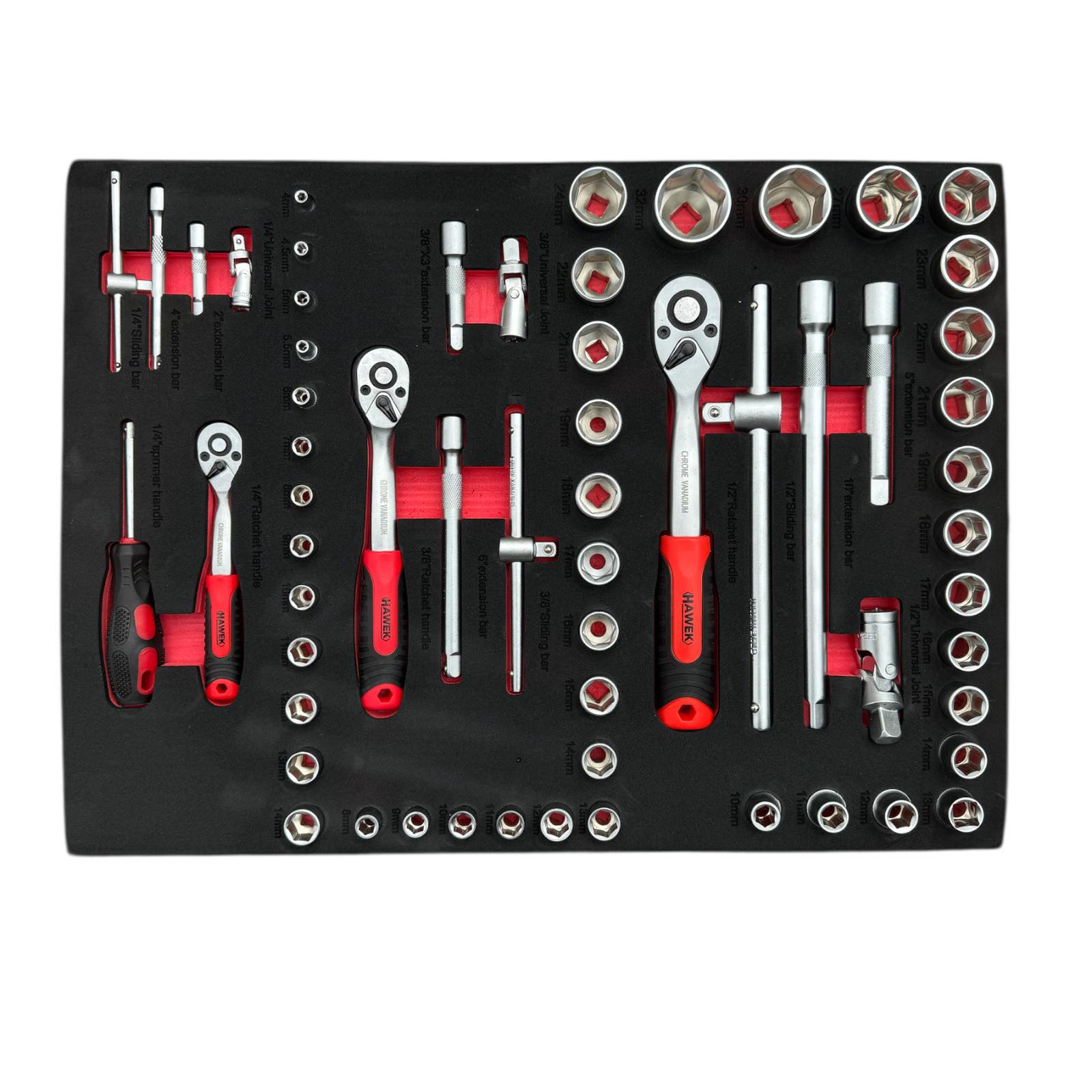 ΠΛΗΡΕΣ ΣΕΤ ΕΡΓΑΛΕΙΟΘΗΚΗ ΜΕ 6 ΣΥΡΤΑΡΙΑ HAWEK HW-2055 ΠΛΗΡΕΣ ΣΕΤ ΕΡΓΑΛΕΙΟΘΗΚΗ ΜΕ 6 ΣΥΡΤΑΡΙΑ HAWEK HW-2055 - Image 5