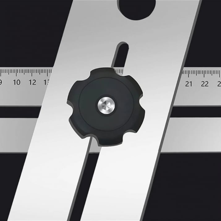 ΜΕΤΑΛΛΙΚΟ ΜΕΤΡΟ ΓΩΝΙΩΝ ΚΑΙ ΟΠΩΝ ΓΙΑ ΠΛΑΚΑΚΙΑ 60cm ΜΕΤΑΛΛΙΚΟ ΜΕΤΡΟ ΓΩΝΙΩΝ ΚΑΙ ΟΠΩΝ ΓΙΑ ΠΛΑΚΑΚΙΑ 60cm - Image 2