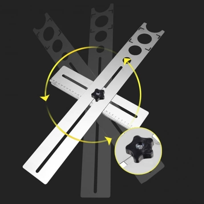 ΜΕΤΑΛΛΙΚΟ ΜΕΤΡΟ ΓΩΝΙΩΝ ΚΑΙ ΟΠΩΝ ΓΙΑ ΠΛΑΚΑΚΙΑ 60cm ΜΕΤΑΛΛΙΚΟ ΜΕΤΡΟ ΓΩΝΙΩΝ ΚΑΙ ΟΠΩΝ ΓΙΑ ΠΛΑΚΑΚΙΑ 60cm - Image 5