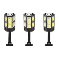 3 ΤΜΧ ΗΛΙΑΚΟΣ ΠΡΟΒΟΛΕΑΣ ΔΡΟΜΟΥ 1200W ΜΕ ΤΕΧΝΟΛΟΓΙΑ COB & ΑΙΣΘΗΤΗΡΑ ΚΙΝΗΣΗΣ