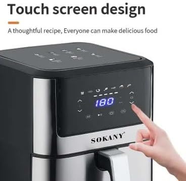 ΦΡΙΤΕΖΑ ΑΕΡΟΣ (AIR FRYER) 7L, 1800W – SOKANY ΦΡΙΤΕΖΑ ΑΕΡΟΣ (AIR FRYER) 7L, 1800W - SOKANY - Image 2