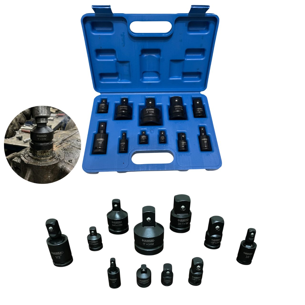 ΣΕΤ ΚΡΟΥΣΤΙΚΟΙ ΑΝΤΑΠΤΟΡΕΣ, ΣΥΣΤΟΛΕΣ ΚΑΙ ΣΤΑΥΡΟΙ 11 ΤΕΜΑΧΙΑ – HAWEK ΣΕΤ ΚΡΟΥΣΤΙΚΟΙ ΑΝΤΑΠΤΟΡΕΣ, ΣΥΣΤΟΛΕΣ ΚΑΙ ΣΤΑΥΡΟΙ 11 ΤΕΜΑΧΙΑ - HAWEK