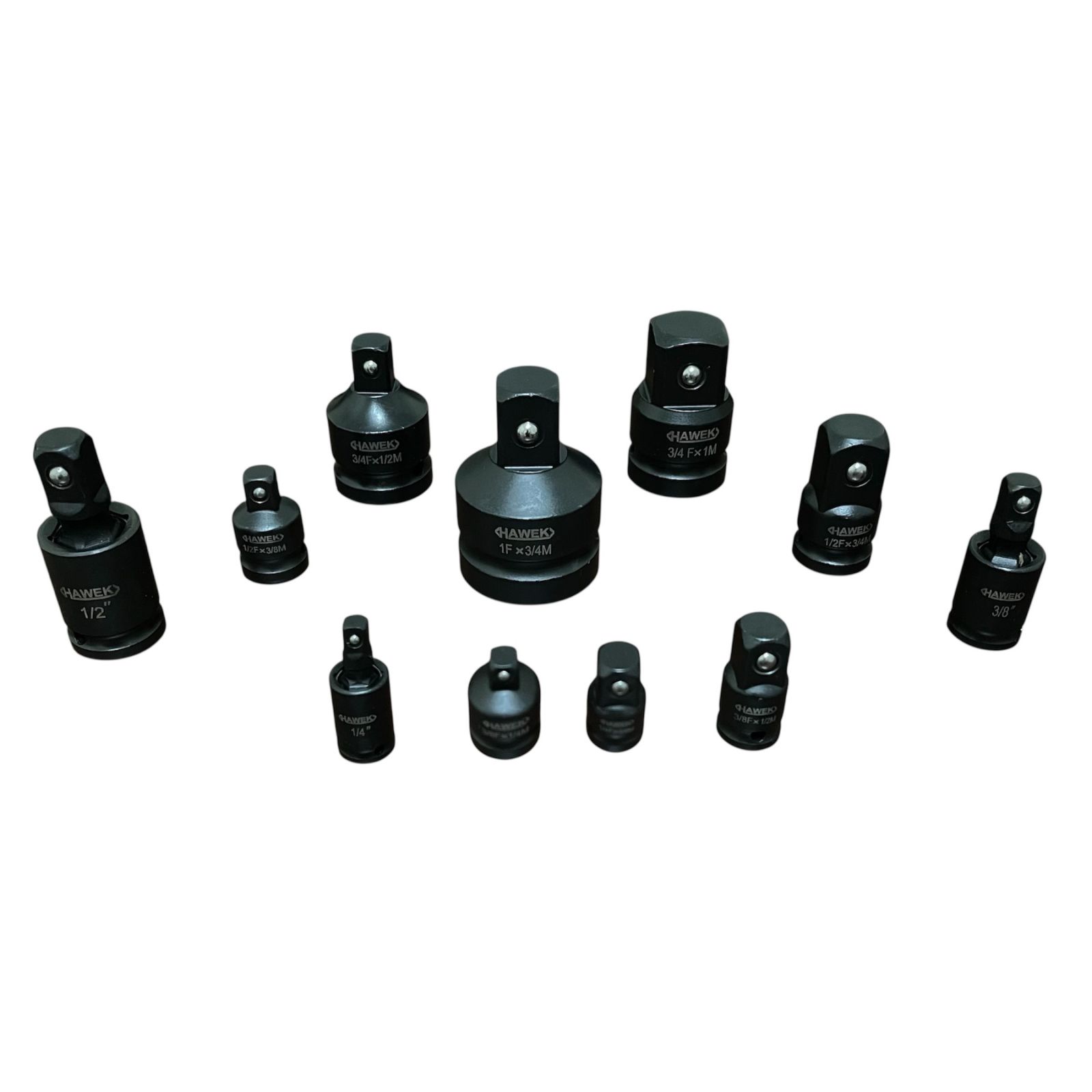 ΣΕΤ ΚΡΟΥΣΤΙΚΟΙ ΑΝΤΑΠΤΟΡΕΣ, ΣΥΣΤΟΛΕΣ ΚΑΙ ΣΤΑΥΡΟΙ 11 ΤΕΜΑΧΙΑ – HAWEK ΣΕΤ ΚΡΟΥΣΤΙΚΟΙ ΑΝΤΑΠΤΟΡΕΣ, ΣΥΣΤΟΛΕΣ ΚΑΙ ΣΤΑΥΡΟΙ 11 ΤΕΜΑΧΙΑ - HAWEK - Image 3