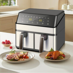 Alternative view of ΔΙΠΛΗ ΦΡΙΤΕΖΑ ΑΕΡΟΣ AIR FRYER 10 ΛΙΤΡΑ - 2400W