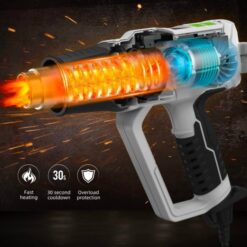 ΠΙΣΤΟΛΙ ΘΕΡΜΟΥ ΑΕΡΑ HUEPAR HG01 / 2000W / ΟΘΟΝΗ LCD / 50°C–600°C / 6 ΕΠΙΠΕΔΑ ΡΟΗΣ ΑΕΡΑ - Image 4