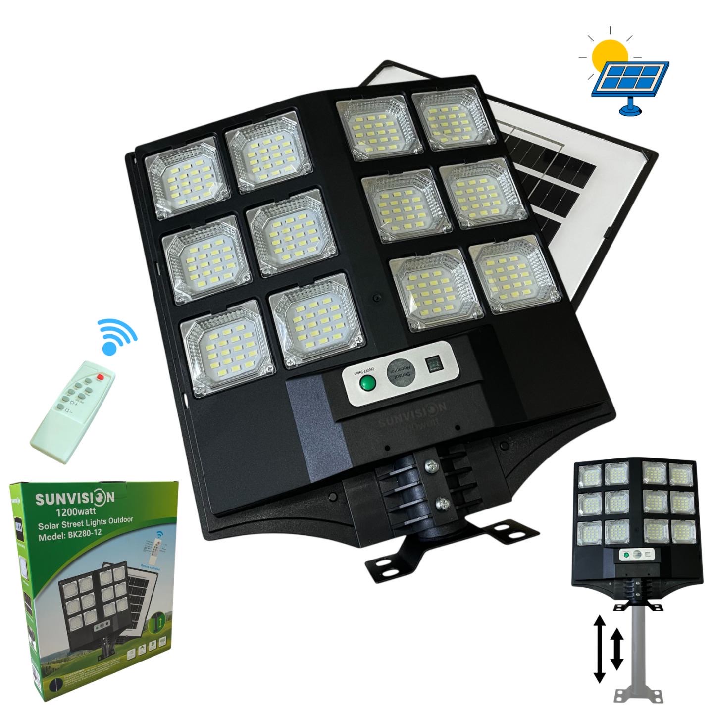 ΗΛΙΑΚΟΣ LED ΠΡΟΒΟΛΕΑΣ 1200W SUNVISION ΗΛΙΑΚΟΣ LED ΠΡΟΒΟΛΕΑΣ 1200W SUNVISION