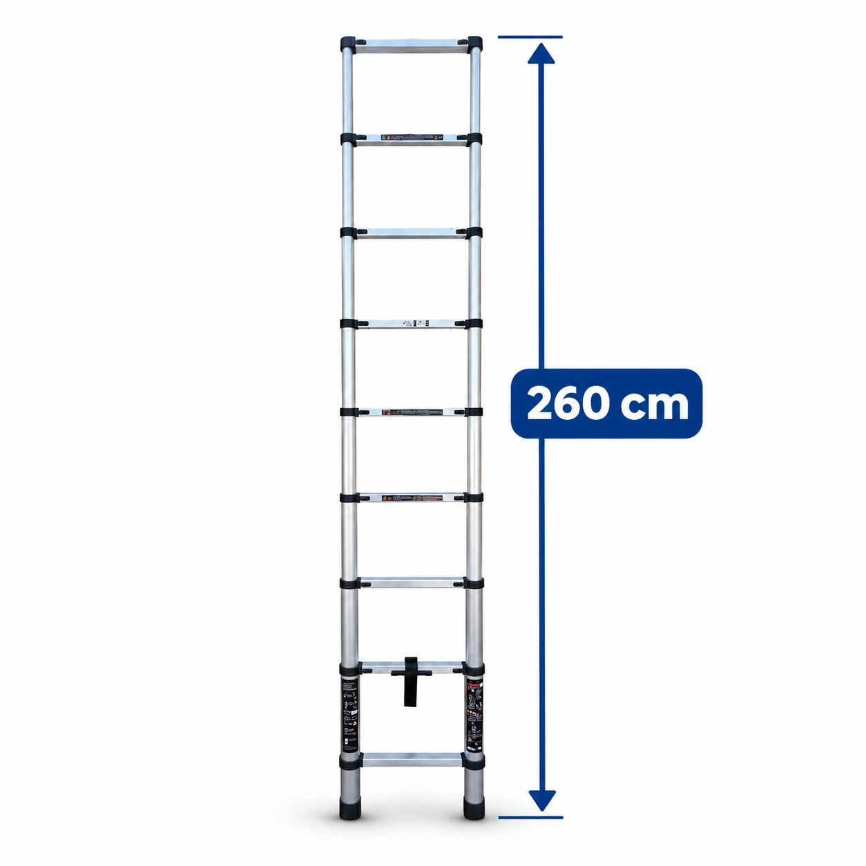 ΤΗΛΕΣΚΟΠΙΚΗ ΑΛΟΥΜΙΝΕΝΙΑ ΣΚΑΛΑ 260cm ΤΗΛΕΣΚΟΠΙΚΗ ΑΛΟΥΜΙΝΕΝΙΑ ΣΚΑΛΑ 260cm - Image 2
